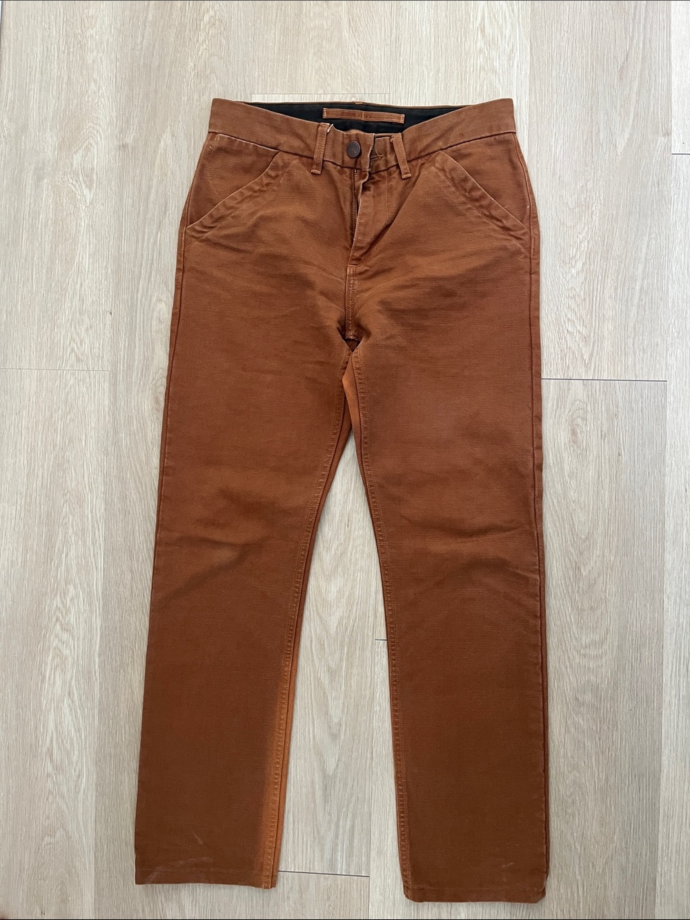 Freenote Cloth Workers Chino 14oz - Rust Brown / Sun Damaged - Men’s 30